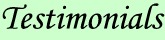 Testimonials
