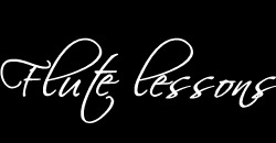 Flute lessons